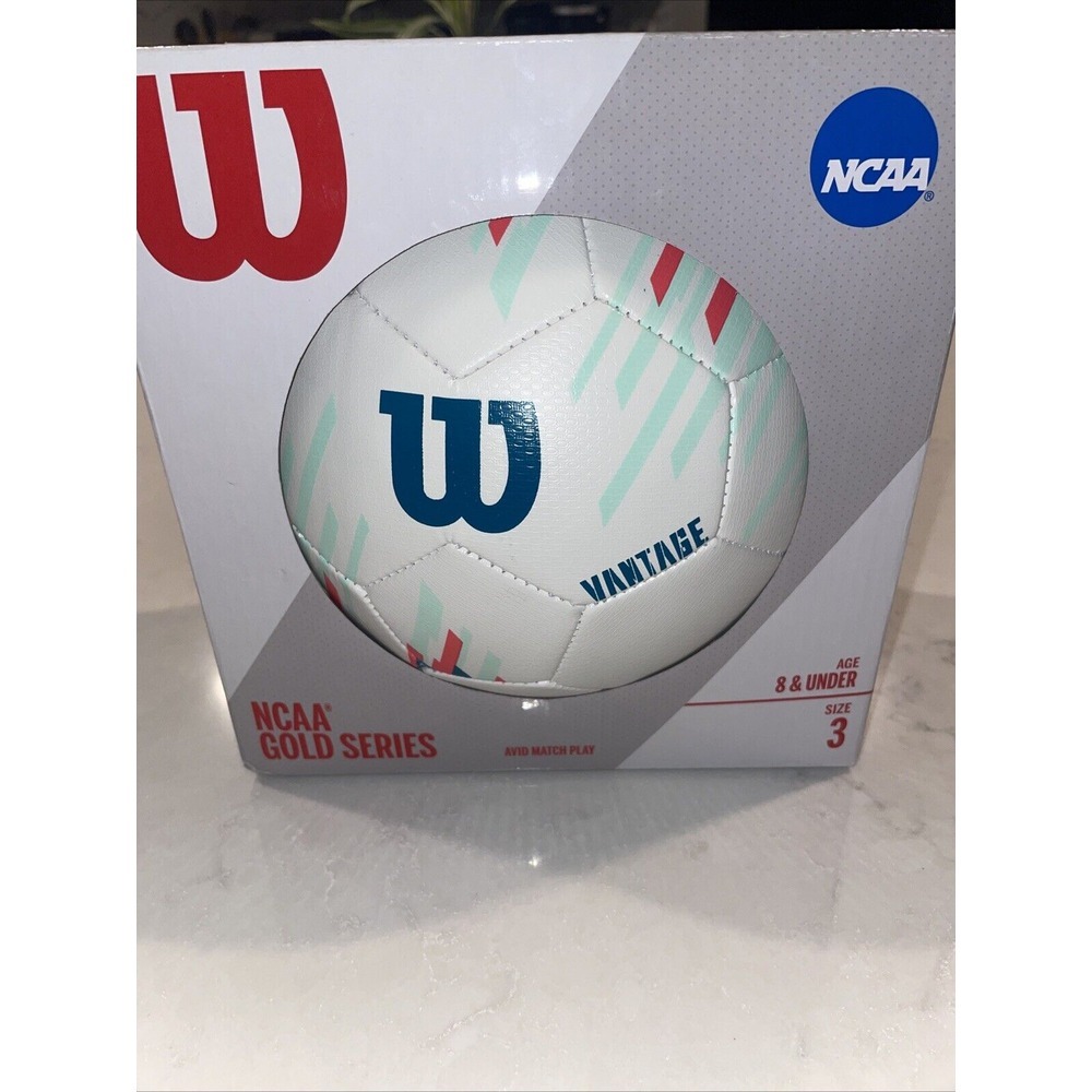 Wilson NCAA Gold Series Avid Match Play Size 3 Multi Color‎ Soccer Ball Youth